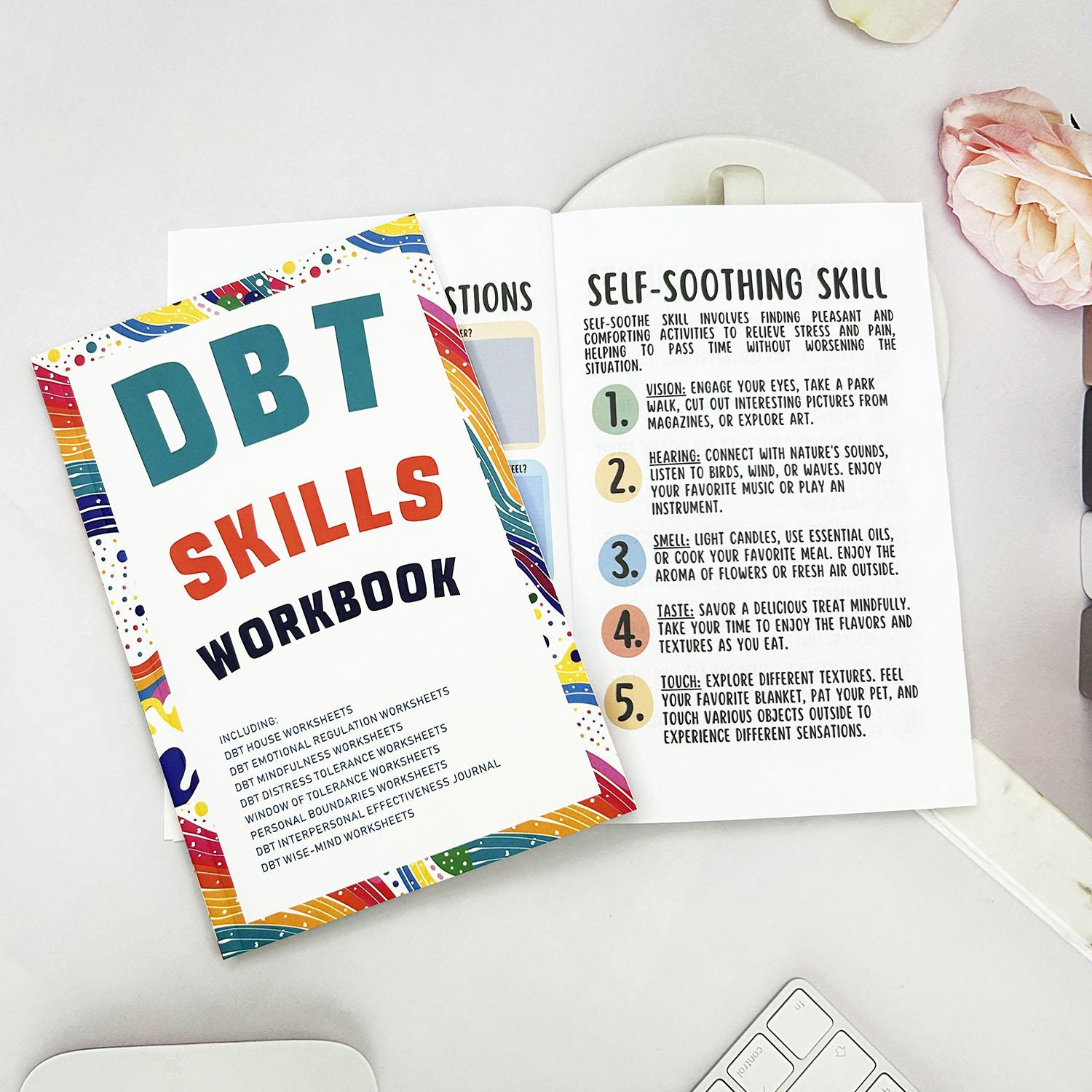 A5 Dbt Skills Workbook, Emotion Regulation Techniques, Mental Health ...