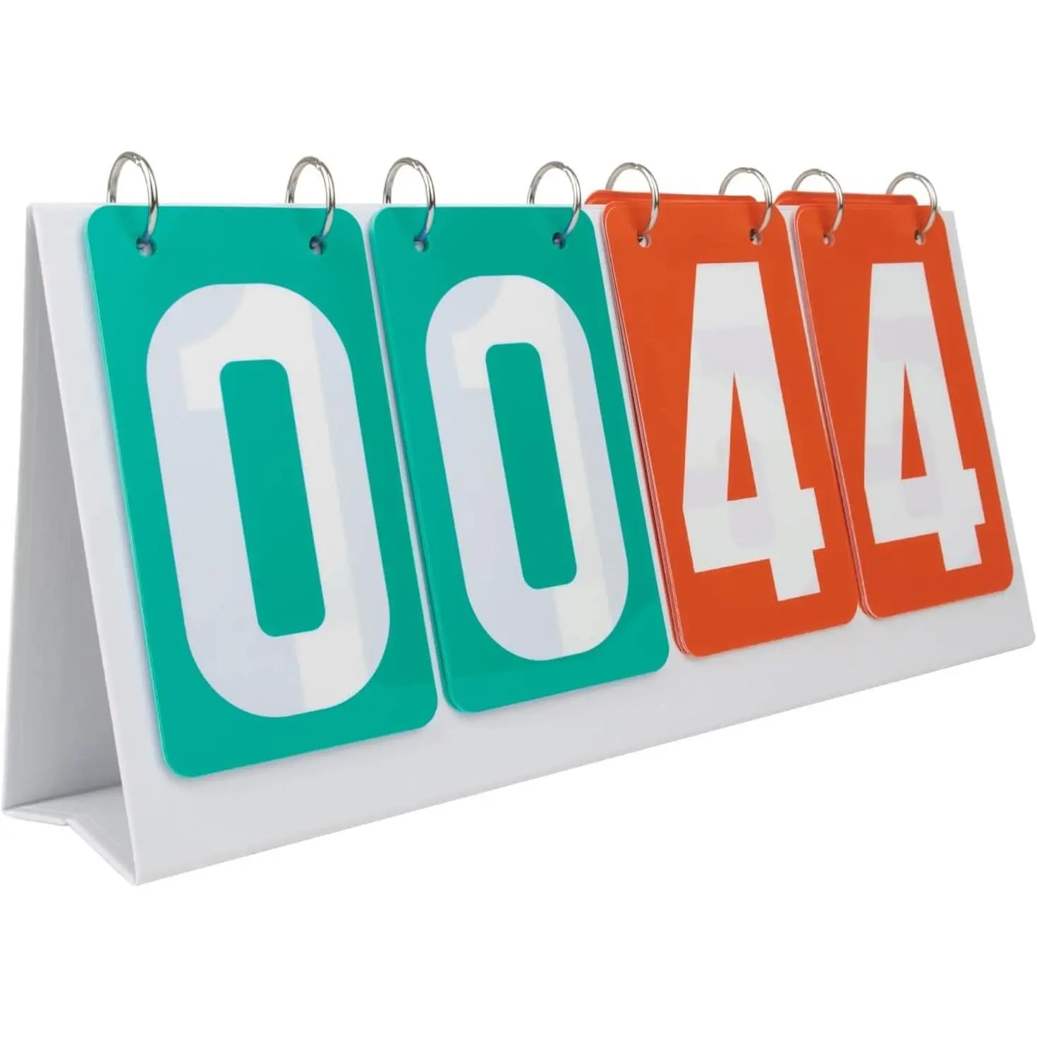 Portable 4-Digital PVC Tabletop Score Keeper Scoreboard for Sports Matches Competitions