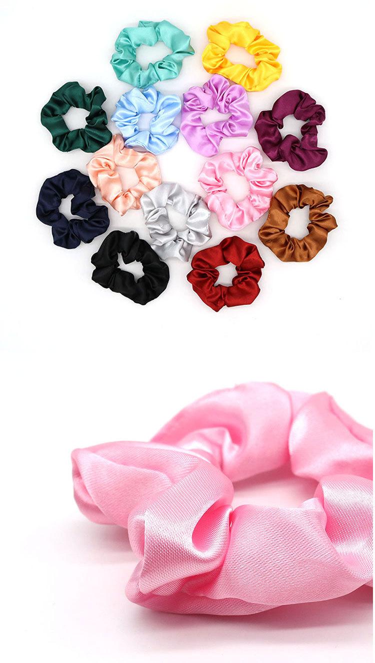 (Random Default Gift) Vintage Simple Versatile French Satin Silk Imitation Silk Satin Hair Accessories