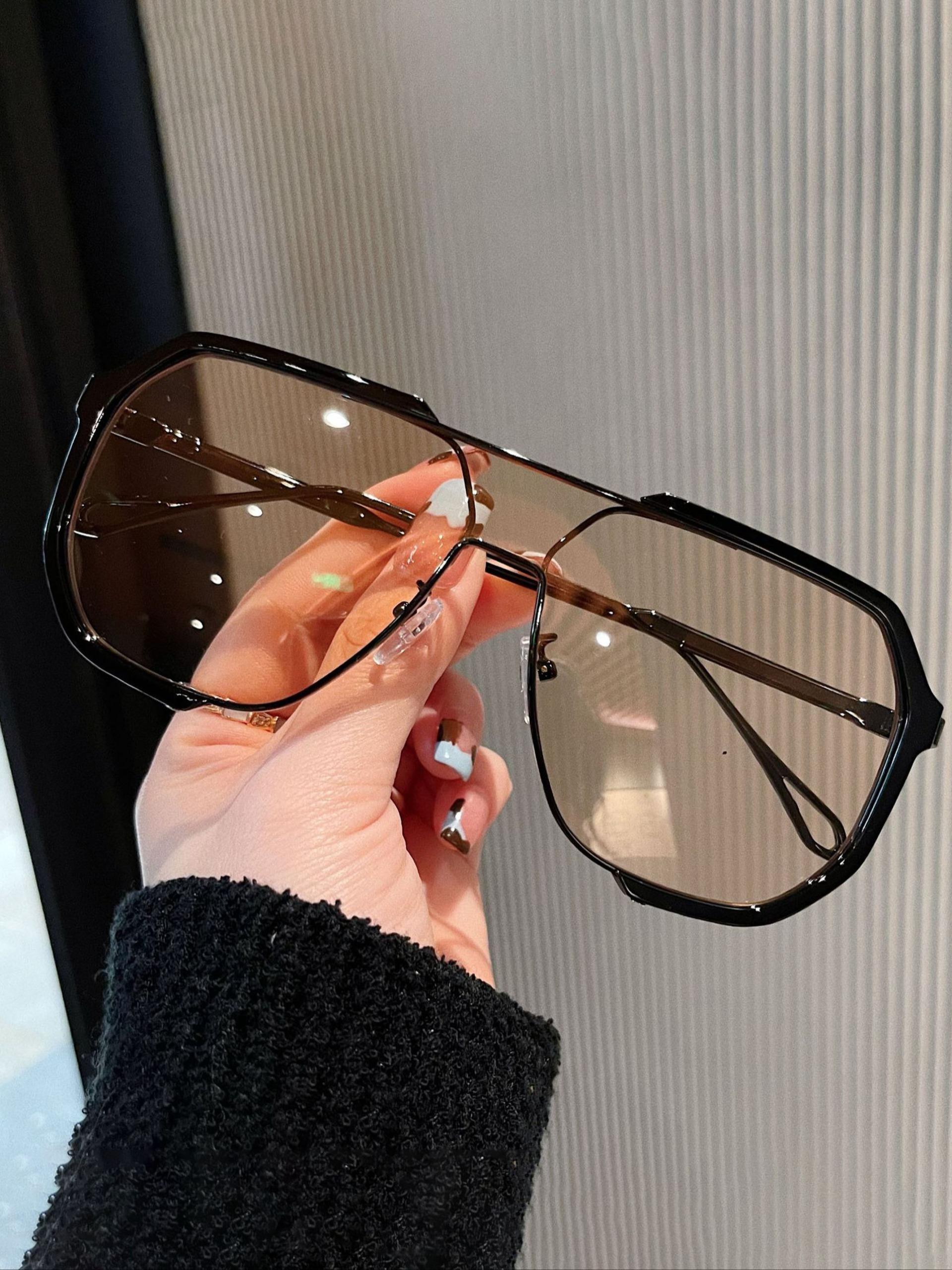 Women's Fashionable Frames, Trendy Casual  Cool Sunglasses for Everyday Use, Fashion Accessories for Outdoor Activities, Trendy Styling Sunglasses
