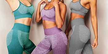 Women’s Workout Sets 2 Piece - Seamless Yoga Leggings and Cross-Strap Sports Bra Gym Outfits Activewear Matching Set