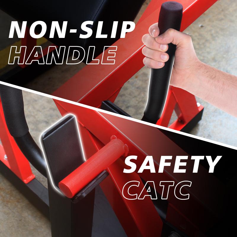 Hip Thrust Machine, Bridge Machine with Weight Holder, Heavy Duty Butt Exercise Equipment for Glute Muscles Building and Butt Shaping