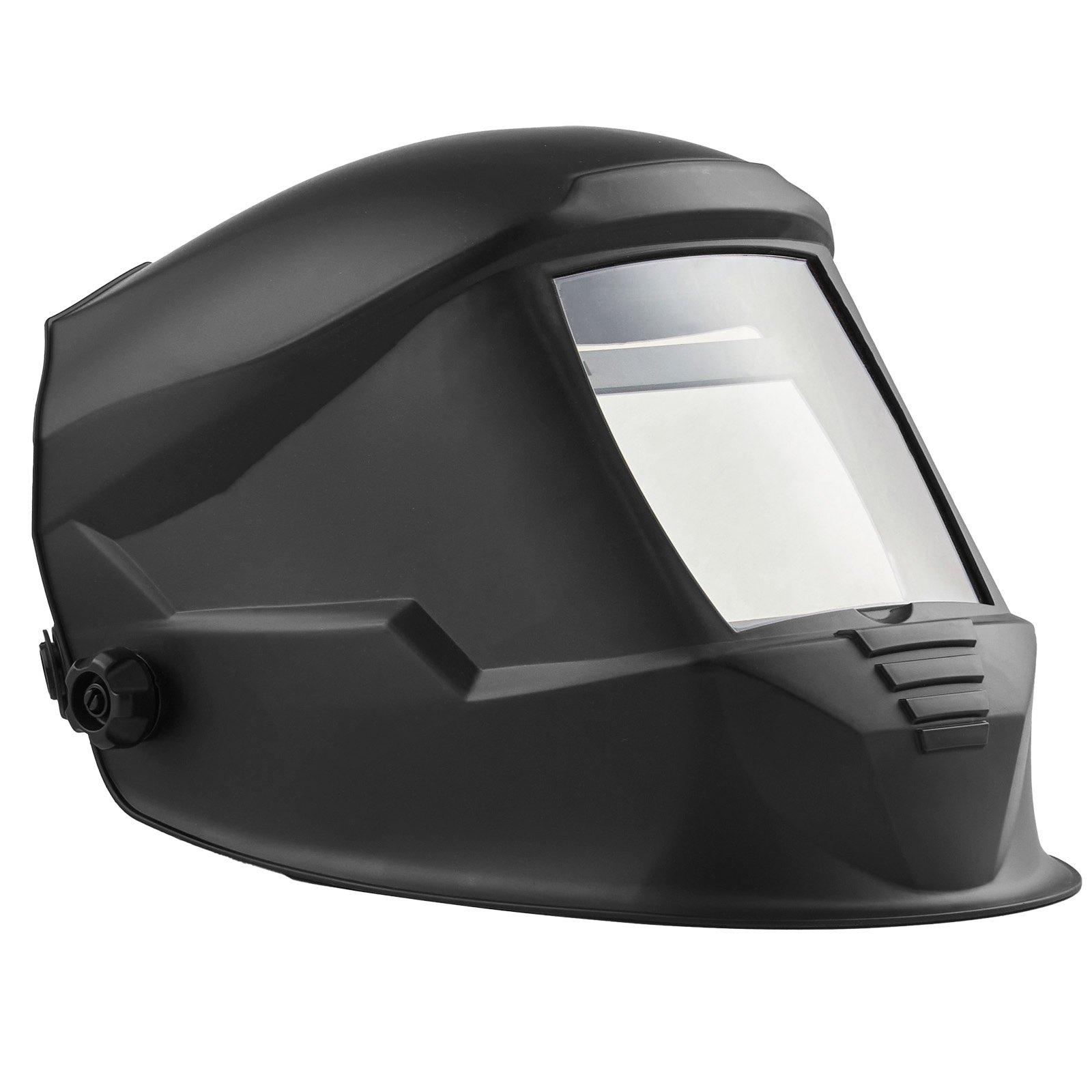 VEVOR Welding Helmet Auto Darkening, 3.94" x 3.15" True Color Welding Hood, Solar-Powered Welder Mask 4 Arc Sensors, Wide Shade 4/5-9/9-13 for TIG MIG Weld Cutting Grinding Application - METIS Series