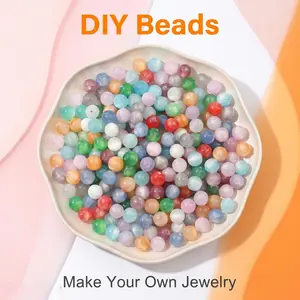 Bulk Loose Beads for DIY Jewelry Making, Create Custom Bracelets & Necklaces, Perfect for Crafters & Hobbyists, Easy to Use
