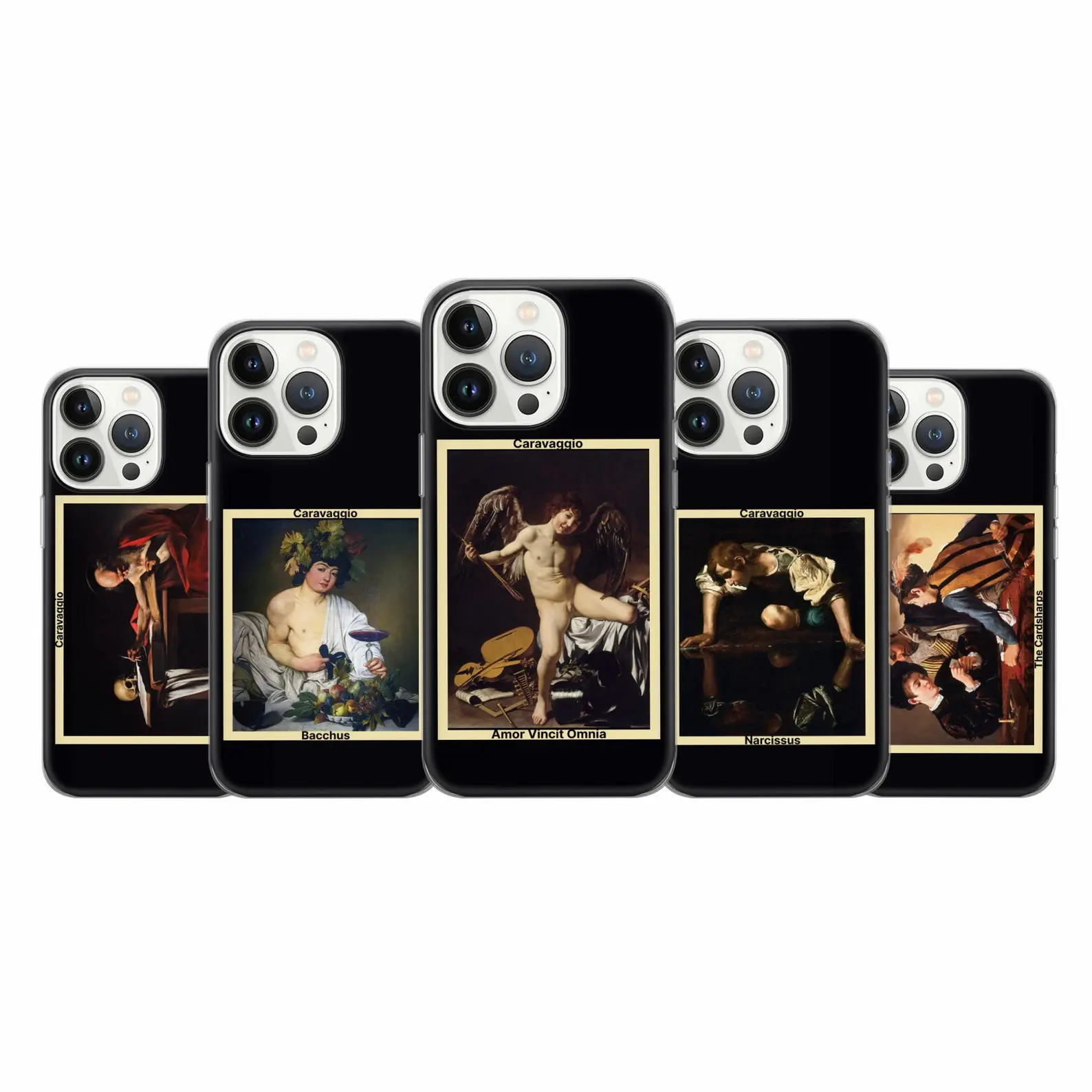 Caravaggio Art Protective Durable Phone Case - Baroque Style Mobile Accessory for iPhone 11-17 Pro Max/Plus, Samsung Galaxy S23-S25 Series, Easy Installation, Device Protection