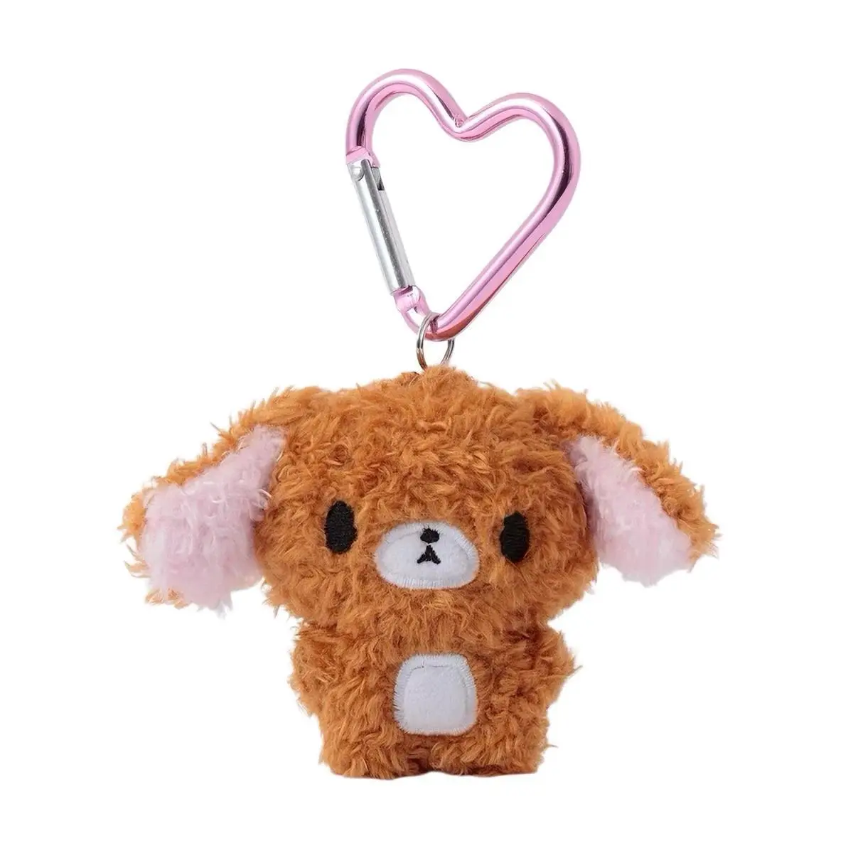 NEW Sugarbunnies Kurousa Caramel Lop Ear Rabbit Plush Keychain Heart Shaped Fluffy Cartoon  Bunny Backpack Pendant Cute Gift