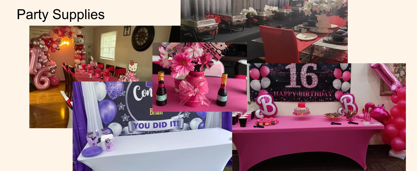 Spandex Table Cover 4 Pack 6FT Black Fitted Tablecloths,Washable Wrinkle Resistant Stretch Table Cloth Rectangle for Vendor Booth Display Items,Supplies for Adults,Wedding Decorations,Banquet Spandex Table Cover 4 Pack 6FT Black Fitted Tablecloths,Washable Wrinkle Resistant Stretch Table Cloth Rectangle for Vendor Booth Display Items,Supplies for Adults,Wedding Decorations,Banquet