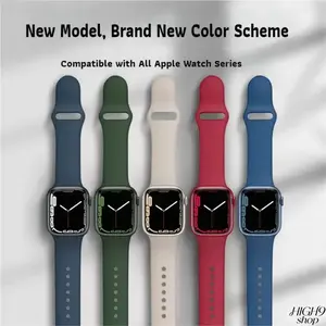 Soft Silicone Sports Replacement Wrist Strap, Breathable Sweat Resistant Chic Wearable Accessory, Suitable For Daily Commute, Fitness Workouts And All Kinds Of Outdoor Activities, Only The Wrist Strap Included