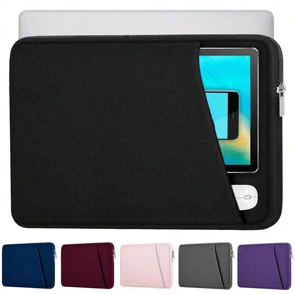 3-in-1 Crash-Proof Impact-Proof Shock-Absorbent Protection Cover Laptop Bag - Ultra-Light Foam Inner Bag, Front Accessory Storage Pocket, Multi-Color Optional, Compatible with Laptops & Tablets, Crash-Proof Laptop Bags, Impact Proof Laptop Bags
