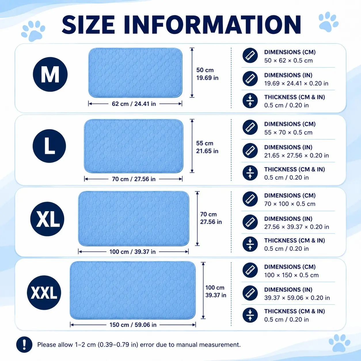Viral Summer Cooling Pet Mat for Dogs and Cats, Ice Silk Breathable Washable Non Slip Pad, Portable Dog Bed for Travel Camping