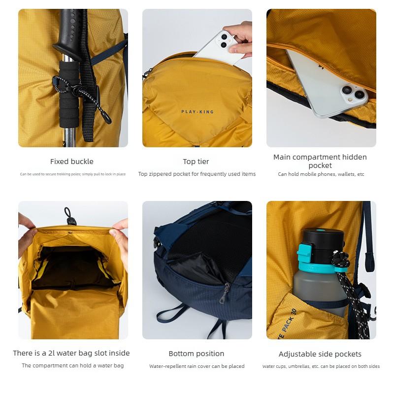 Hiking Bag Hiking Leisure Large Capacity Backpack Lightweight Outdoor Backpack