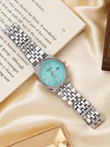 Couple Watches, New Logos Type Honeycomb Pattern Waterproof High-End Men's and Women's Wristwatches, Best Gift Choice for Him and Her