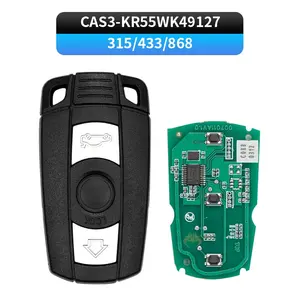 For BMW 1 3 5 7 Series X1 X6 Z4 2006-2012 KR55WK49127 With ID46 Chip CAS3 Systems 315/433/868 Mhz Car Remote Key Accessories
