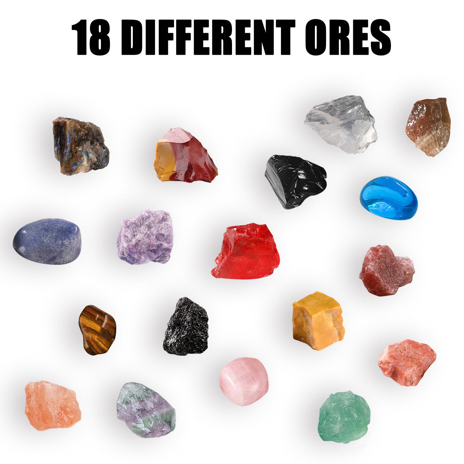 24-Grid Mineral Blind Box Green Christmas Surprise Guessing Fun Small Gift Blind Box