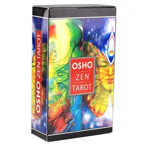 Osho Zen Tarot Cards 79 Deck Oracle for Visions and Divination, Portable Card Game for Multiplayers, Perfect Gift for Christmas and Halloween
