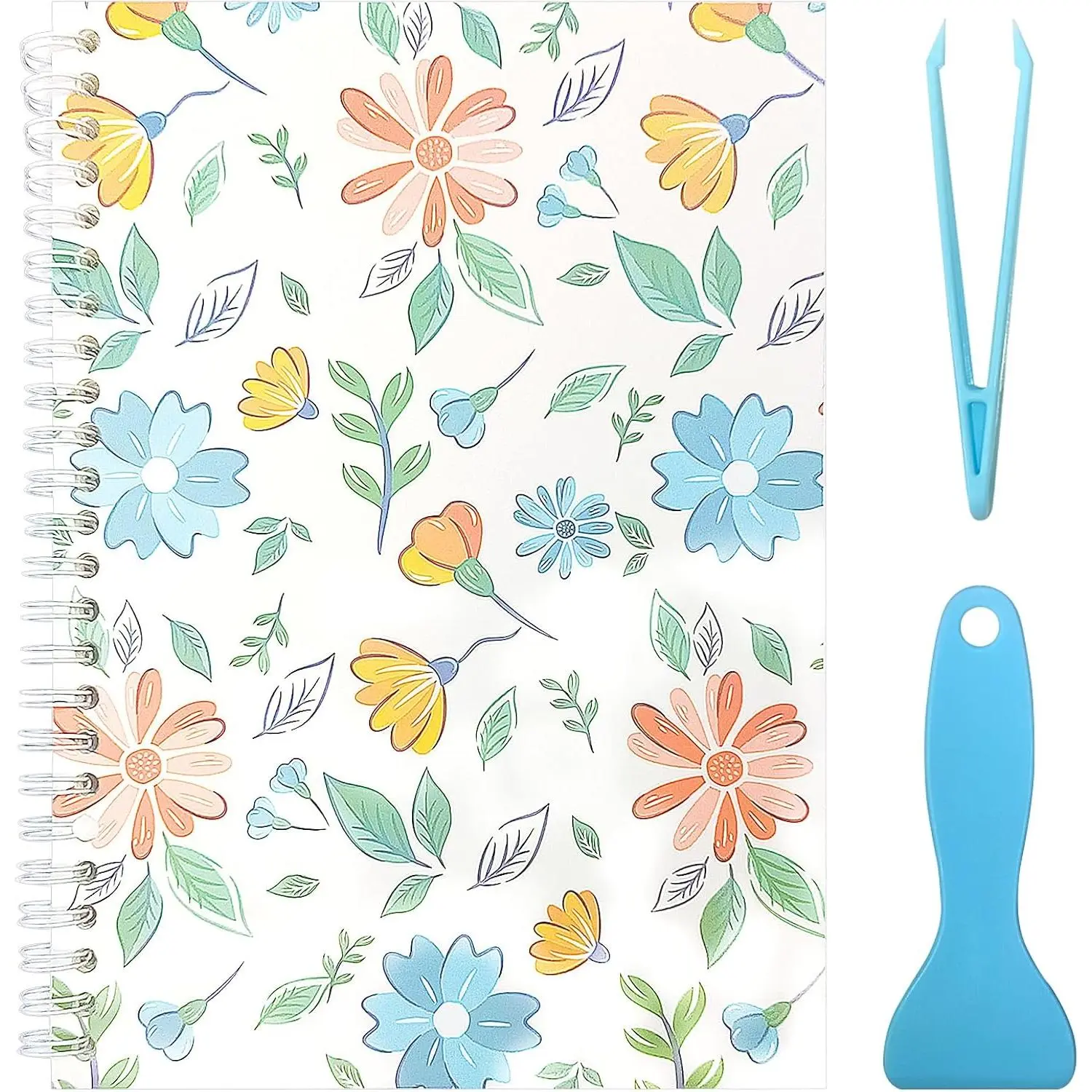 Sticker Book Collecting Album A5 Size 50 Sheet-100 Pages | Sticker Collection Storage Book for Adults Release Paper Sticker Saver Holder Book with Tools(A)