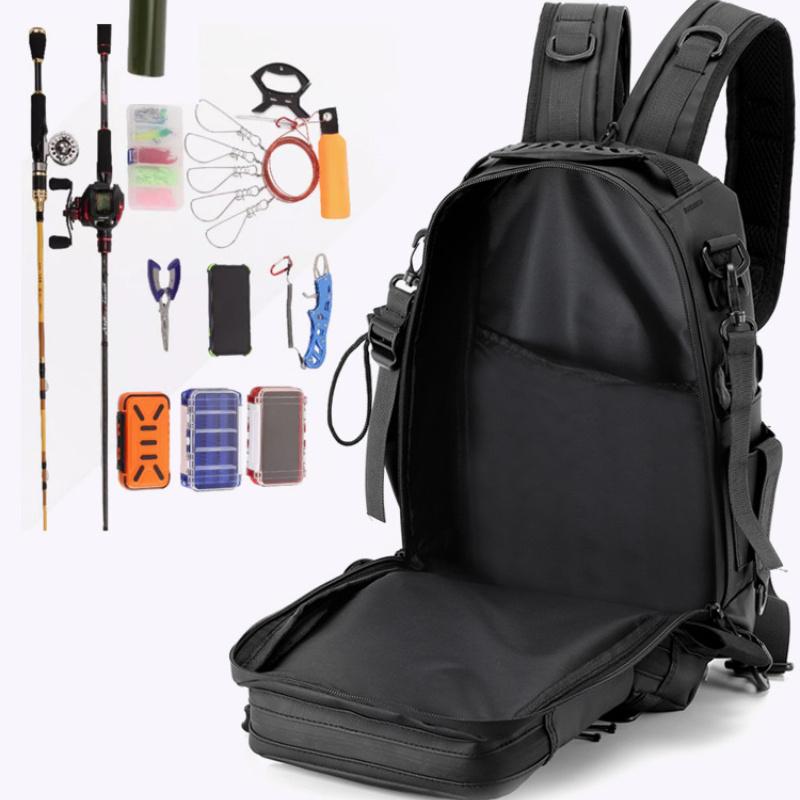 One backpack to rule ALL your fishing trips. Large capacity + abrasion-resistant fabric + holds a full spinning combo. From shore to boat, it’s ready.