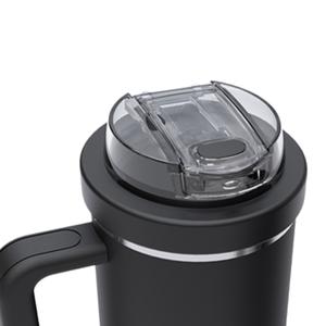 40oz Replacement Lid Compatible with Meoky & Other 40oz Tumblers, Dual-Spout 2-in-1 Design with Straw & Sip Opening, Leak-Proof Dustproof Cover, Detachable Silicone Seal Cup Accessory