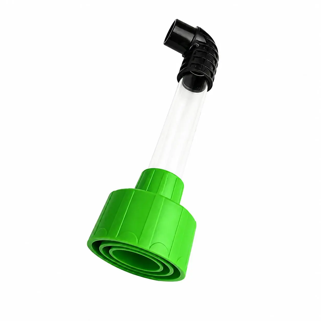 Universal HVAC AC Drain Line Cleaning Tool with Clear Visibility Tube for Efficient Evacuation and Unclogging of Condensate Drain Lines Compatible with Standard PVC Fittings and All Common Residential and Commercial Air Conditioning Systems