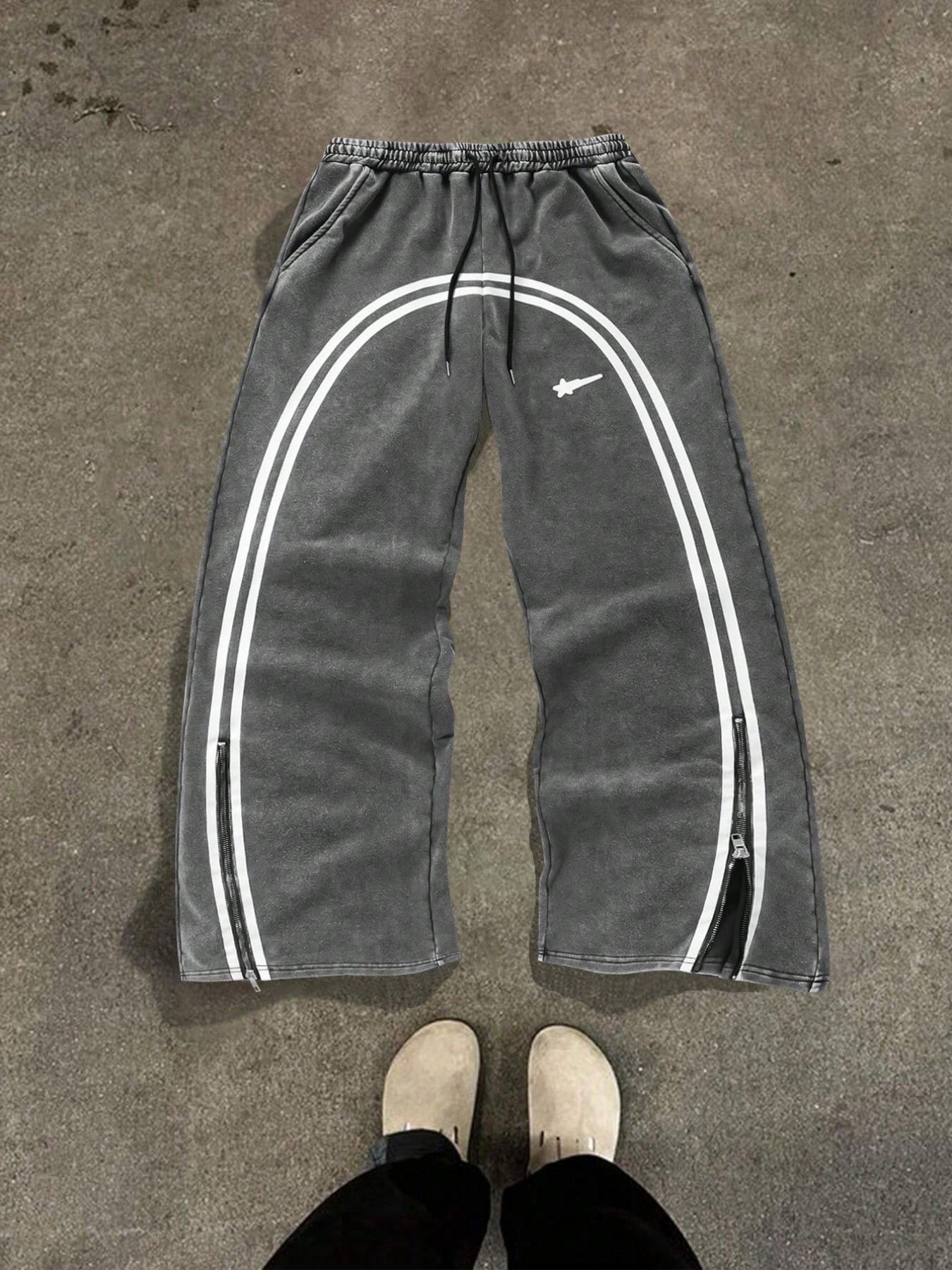 Men's Pants, Casual Comfy Loose Trousers for Daily Wear, Men's Bottoms for All Seasons, Athletic Bottoms