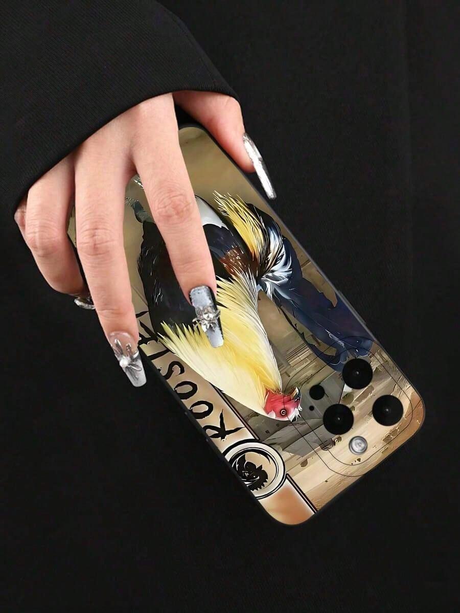 Rooster A Rooster Printed 2D Pattern Popular Creative High - End Beautiful ,Suitable For IPhone17/IPhone17 Air/IPhone17 Pro/IPhone17 Pro Max/16 Pro Max/15 Pro Max/14 Pro Max/13 Pro Max/12 Pro Max/11 Pro Max