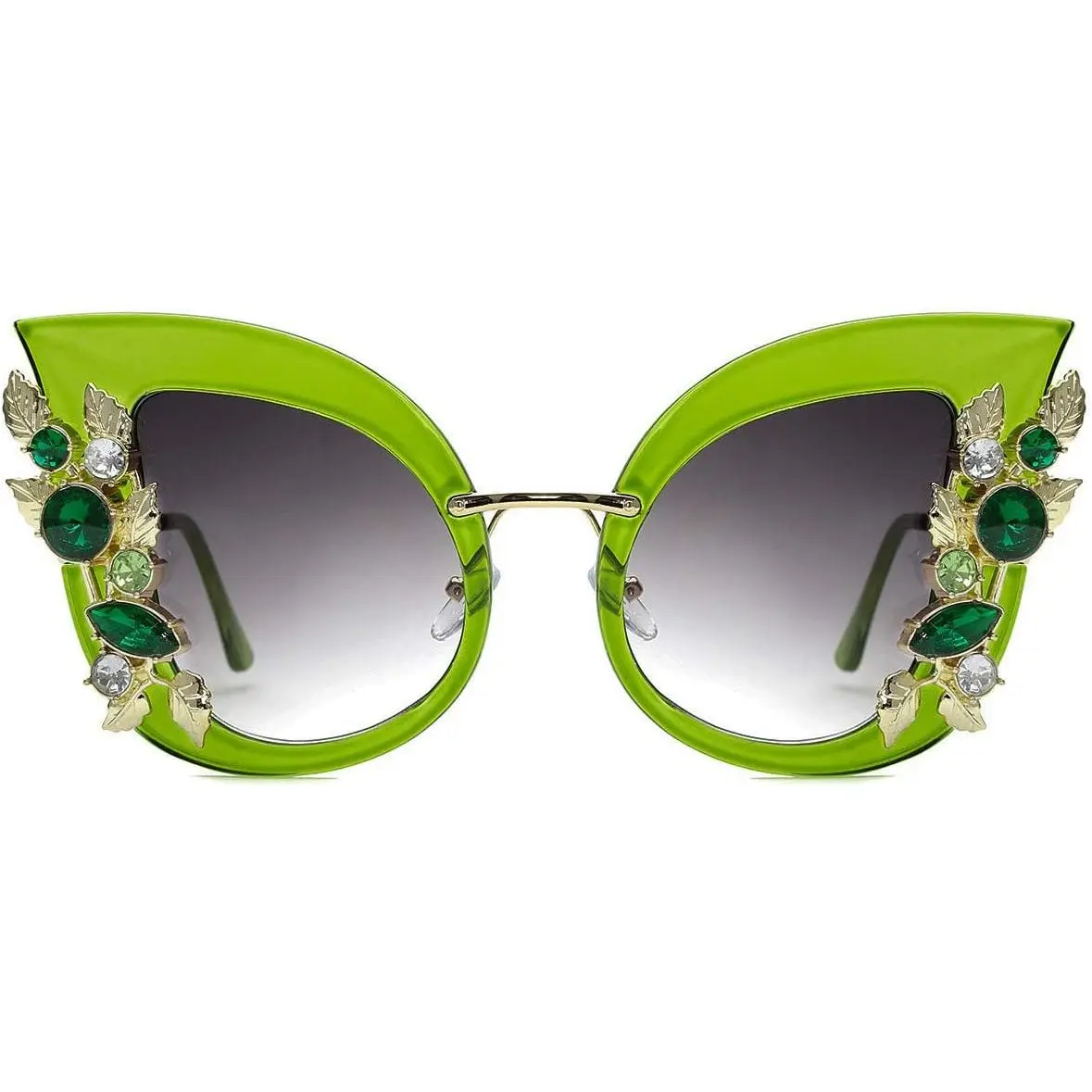 Butterfly Sunglasses for Women Rhinestone  | Funky  Sunglasses with UV400 Protection, blocks harmful rays,Stylish for beach,  & daily wear