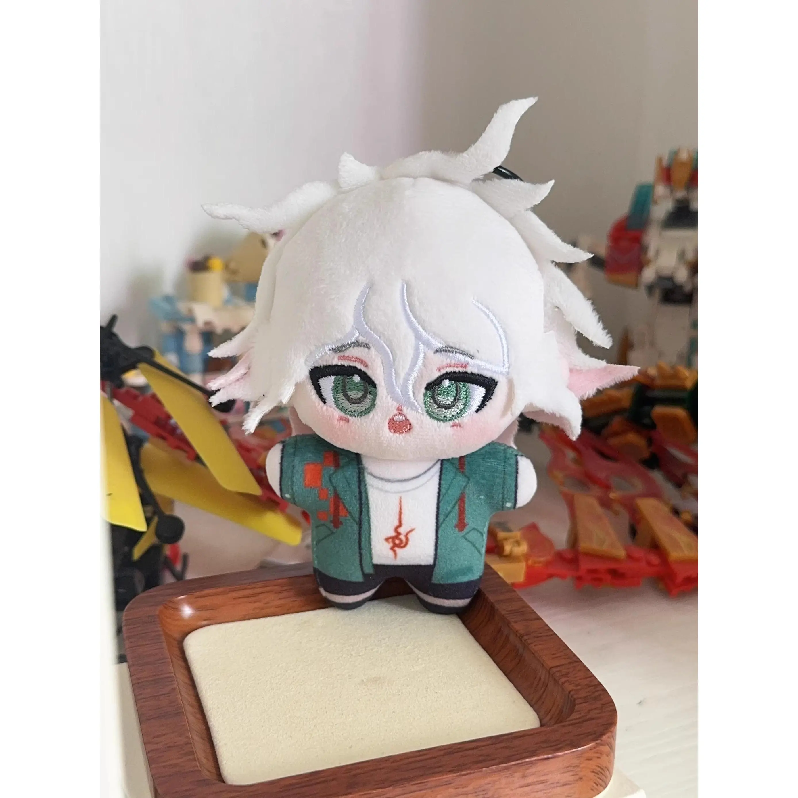Anime Nagito Komaeda Plush Dolls 10cm Soft Kokichi Oma Plushies Gifts Stuffed Toy Pendant Dolls Collection Backpack Props