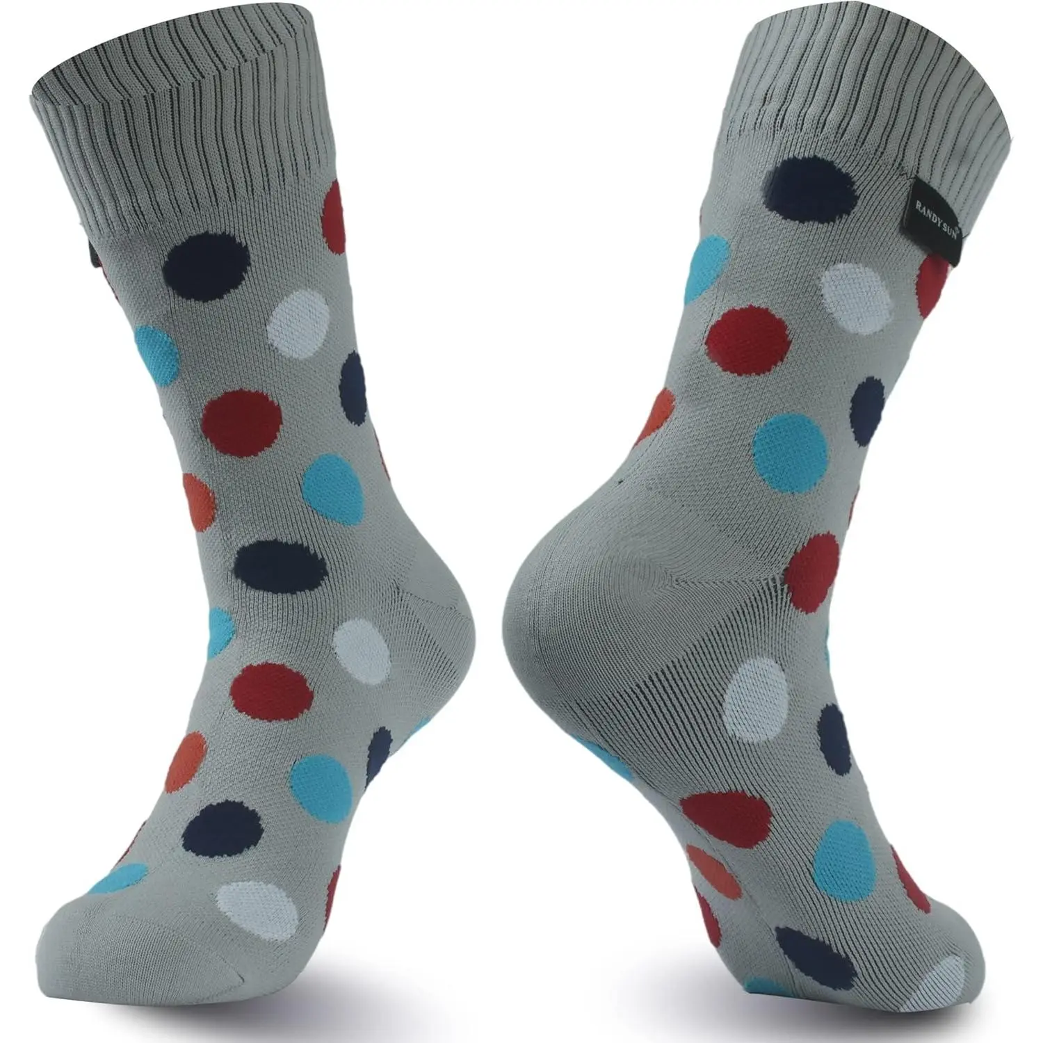 1 Pair-grey&color Dots