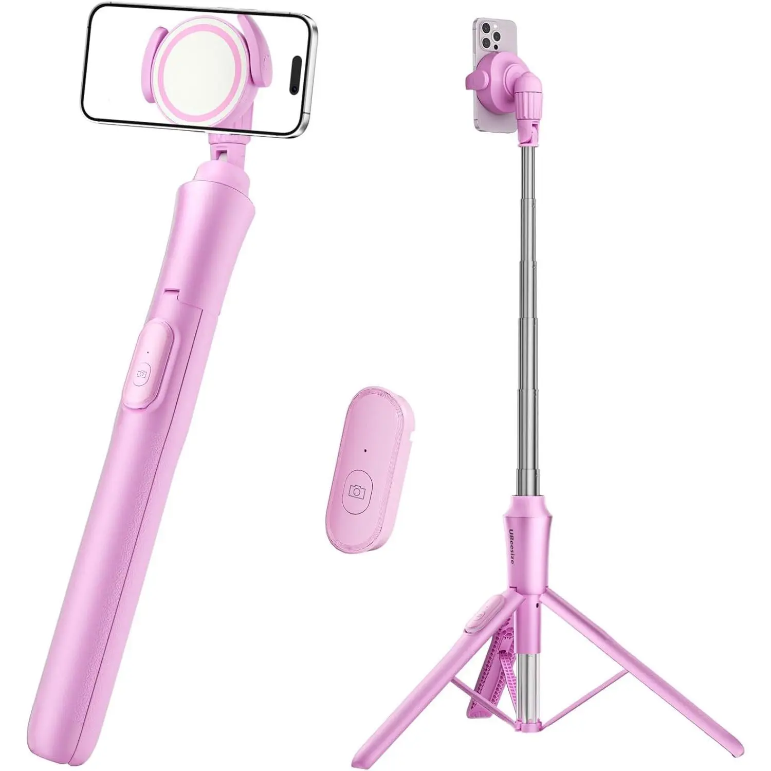 62''  Selfie Stick & Phone Tripod with Remote Shutter