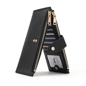 2026 New Large-Capacity Women's Card Holder Wallet, Multi-Card Slots Zipper Phone Wallet, Multifunctional Long Clutch Purse for Daily Use, Fits Phones Up to 6.7"