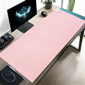 Silica Gel Mouse Pad, Soft Light Long Desk Mat, Non-Slip Rubber Base, Ideal for Gamers, Office, School, Durable and Washable