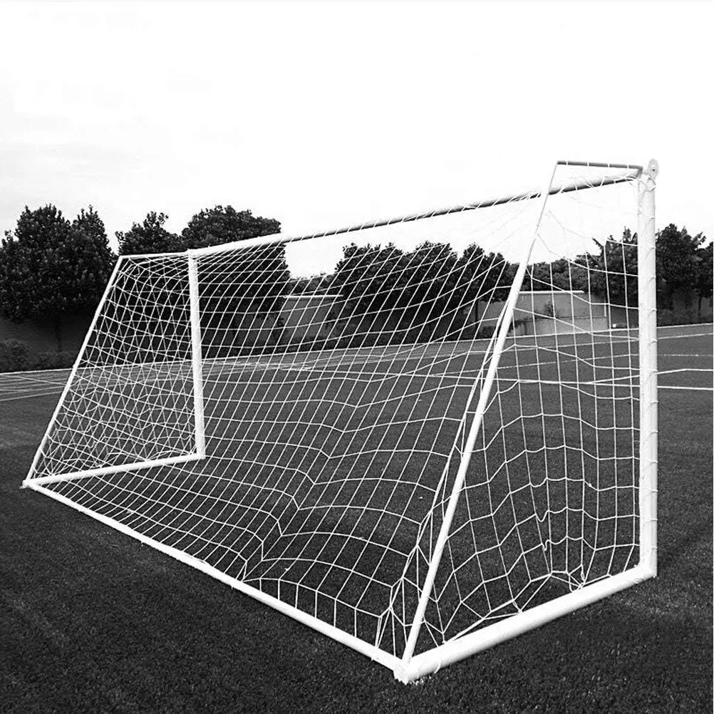 24x8 ft Portable Football Net, High-Strength Polyethylene Soccer Goal Replacement Netting, Flexible, High-Impact, Lightweight, Easy-to-Assemble for Soccer Training