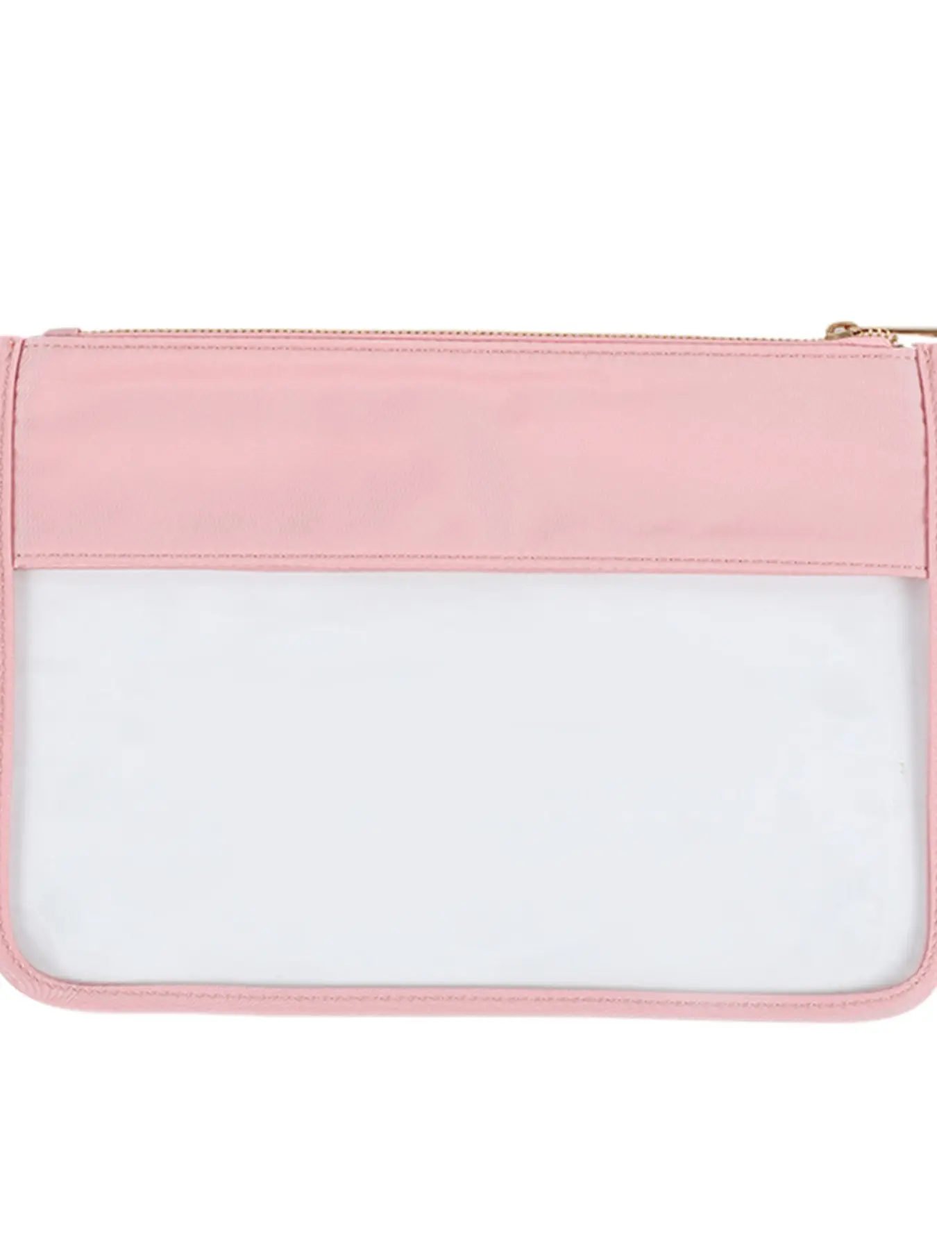 Transparent PVC Flat Bag, Cute and Fresh, Easy to Find Items, Daily Commute, Travel, Holiday, Practical and Versatile