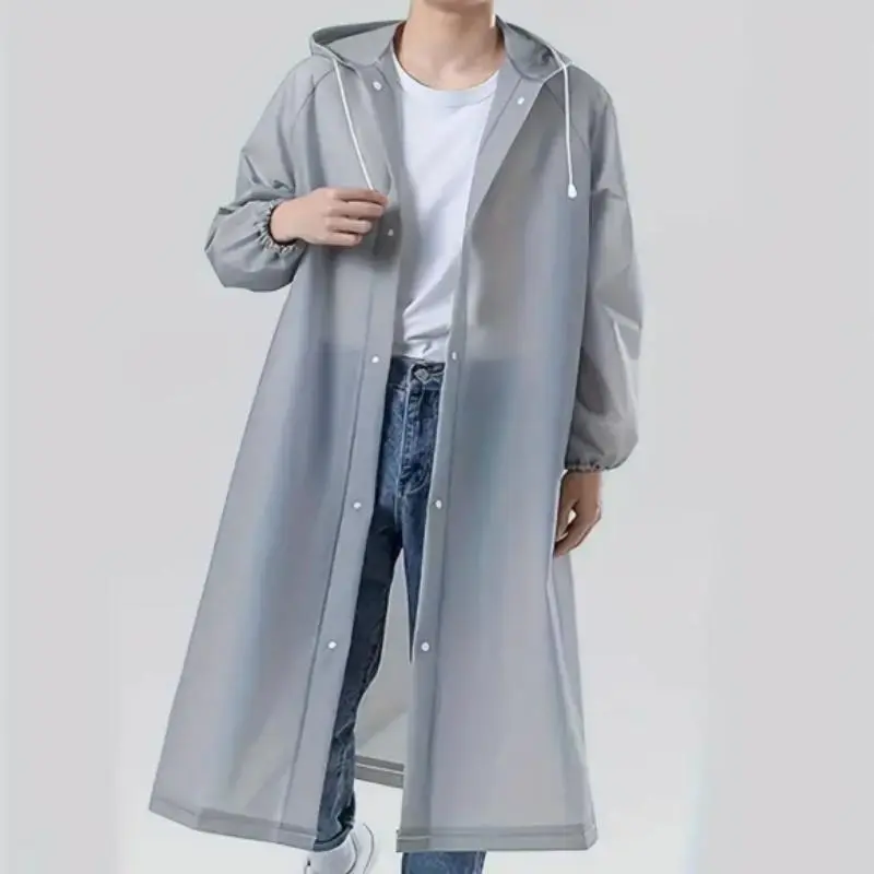 Waterproof Windproof Adult Raincoat, Full Body Coverage, Portable Raincoat for Outdoor Activities, 1 Piece