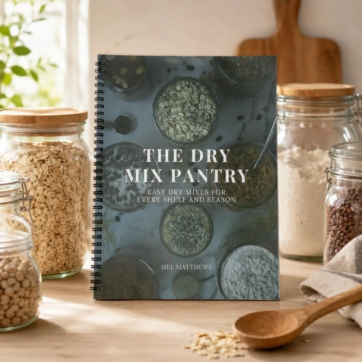 Dry Powder Pre-Mixed Recipe Notebook, Spiral Bound Home Baking & Kitchen Planning Book, DIY Bread Cake Seasoning Formula, Essential Cooking Guide
