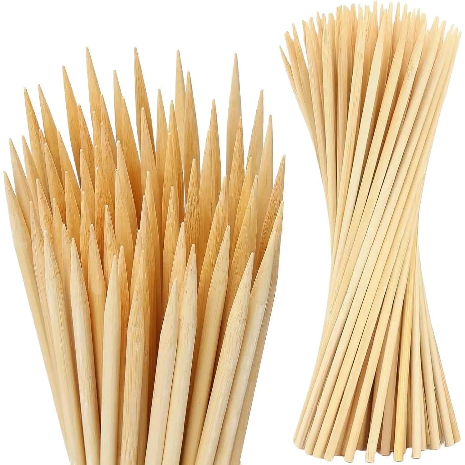 100 PCS 3FT Bamboo Plant Stakes, 6.3mm Thick – 36 Inch Bamboo Sticks for Indoor & Outdoor Plants – Garden Plant Support Stakes for Tomato, Beans, Climbing Plants & More