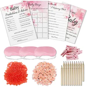 Baby Shower Games for Girls – 5 Fun Baby Shower Party Games for 25 Guests, Including Baby Bingo, Who Knows Mommy Best, Don’t Say Baby, Prediction and Advice, and Grab Baby Game