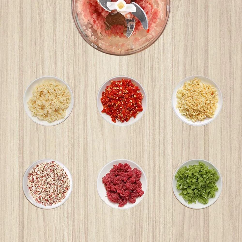 [Clearance] Pull String Garlic Mincer, Mini Chopper Can for Garlics, Manual Food Chopper, Garlic Crusher, Chili Chopper, Meat Grinder Vegetable Cutter