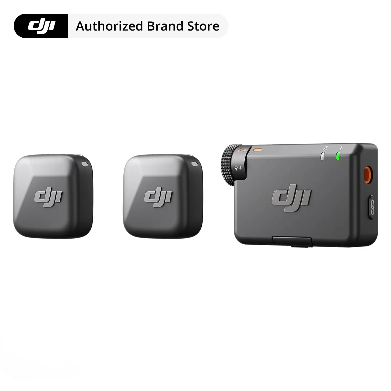 DJI Mic Mini Active Noise Cancelling, Plug-and-Play Ultralight Mic for Camera, iPhone, Android, PC & Tablet, 2-Person Vlog Streaming Team Production