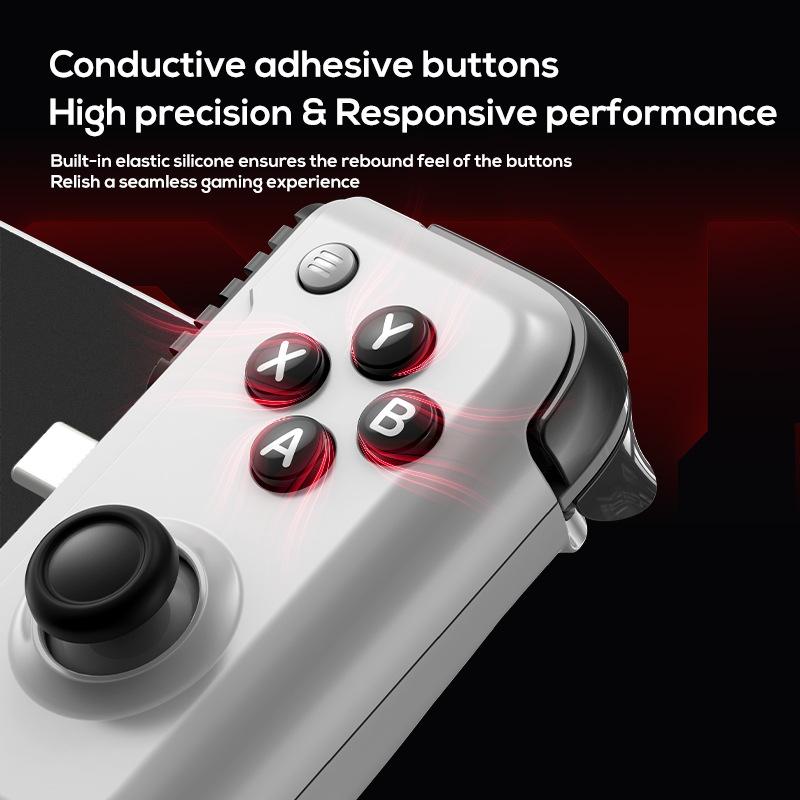 2025 New Mobile Game Stretching Gamepad Wired Bluetooth Dual-Mode 15W Phone Fast Charge One-Click Recording Macro