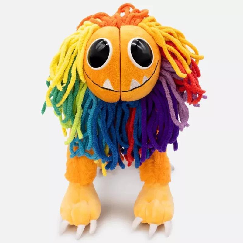 Nightmare Critters Plush Colorful Lion Yarnaby 25cm Plush Toy Doll Poppy's Playtime 4 Plush Doll Children's Toys Room Decoration