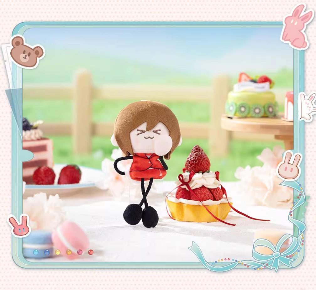 New Genuine Moeyu Hatsune Miku Plush Keychain Ant Body Holding Hands Plush Charm Gift Toy Sweet Dreams Miku Mini Plush Toy