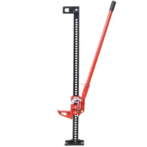 48-Inch Farm Jack, 7000 lb Capacity, Ratcheting Lift 5.12–51.97 Inches, Red