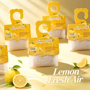 25 Pcs Scented Hanging Fragrance Sachets Bags with Rose, Jasmine, Lavender & Lemon Scents, Long Lasting Air Freshener Pouches for Wardrobe, Drawer, Closet, Locker, Bedroom & Car, Deodorizer Odor Absorber, Ideal Holiday & Housewarming Gift.