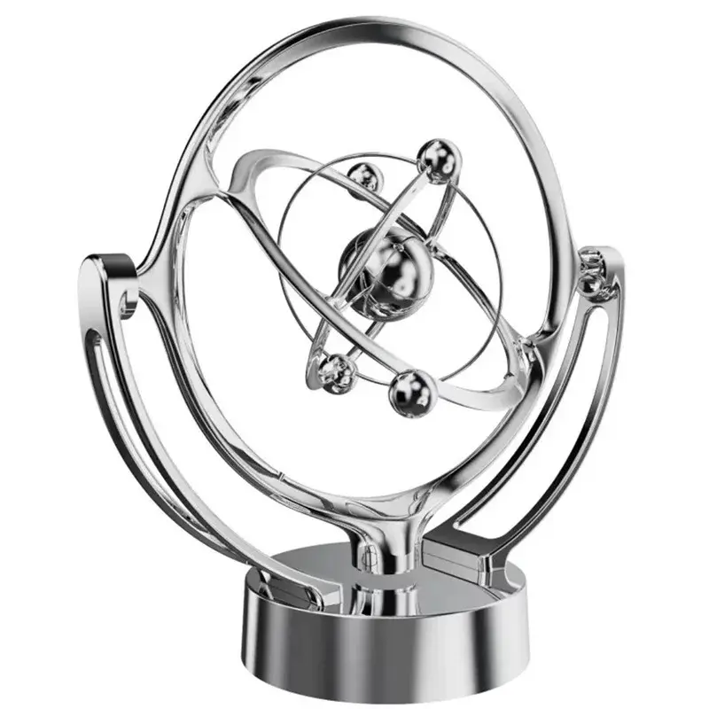 Colorful Galaxy Universe Celestial Swinger Magnetic Rotating Earth Perpetual Motion Device Electric Chaos Pendulum Science Decor