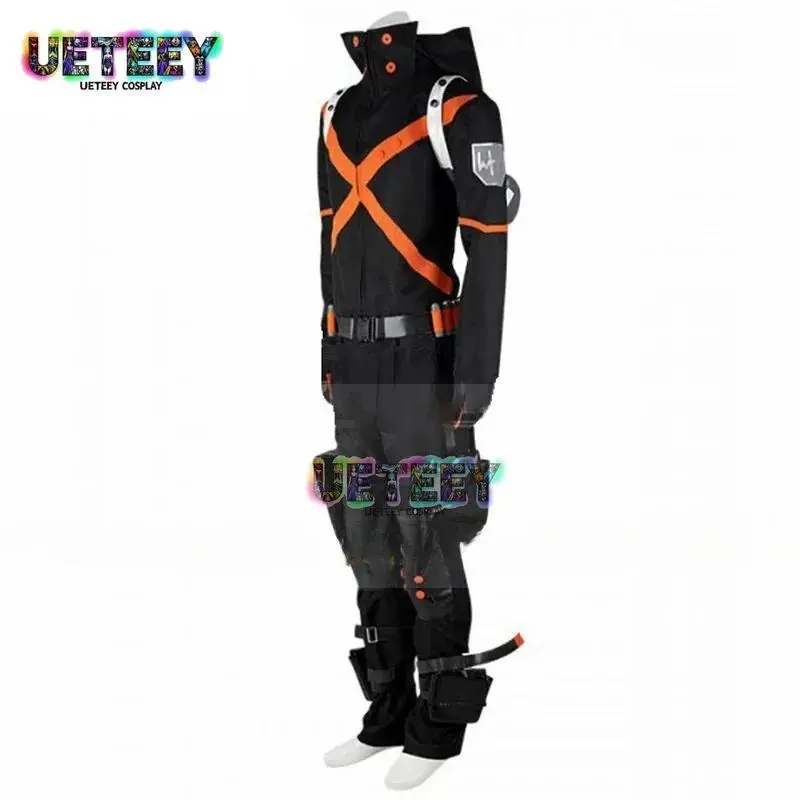 UETEEY COS Anime My Academia World Heroes Mission Katsuki Cosplay Costume Boku No Hero Bakugou Wig Shoes Halloween