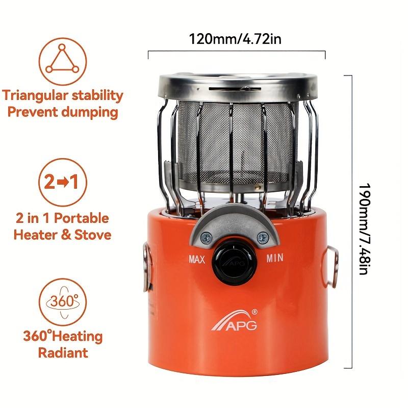 Propane Heater 9000 BTU Portable Radiant Heater for Garages, Construction Sites & Yards with Gas Regulator, Heating Area Up to 250 Sq. Ft Durable Metal