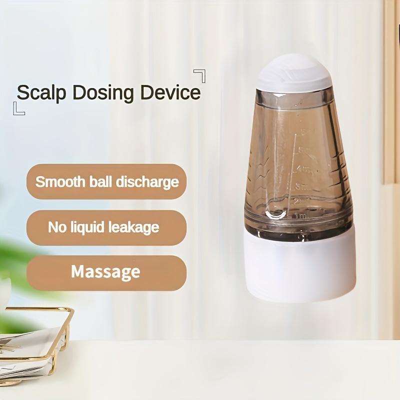 Scalp Applicator Head, Essential Oil Ball Applicator Massage Comb, Hair Growth Solid Hair Guide Comb, Scalp Stimulator, Heatless Styling Tool for Home & Salon Use