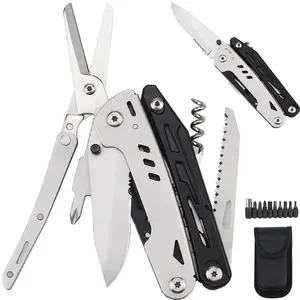 20-in-1 Multi Tool Knife Multipurpose Outdoor Camping Survival Multitool Folding Pocket Pliers Scissors