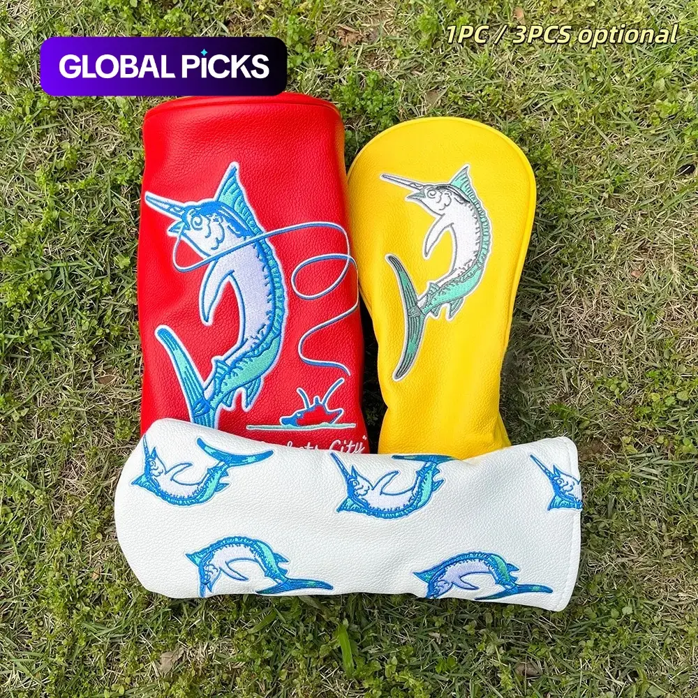 Durable Stylish Golf Club Head Cover for Drivers, Fairways & Hybrids, Essential Golf Accessory, Perfect Fit for Clubs, Golf Supply, Golf Gear #GLOBAL PICKS